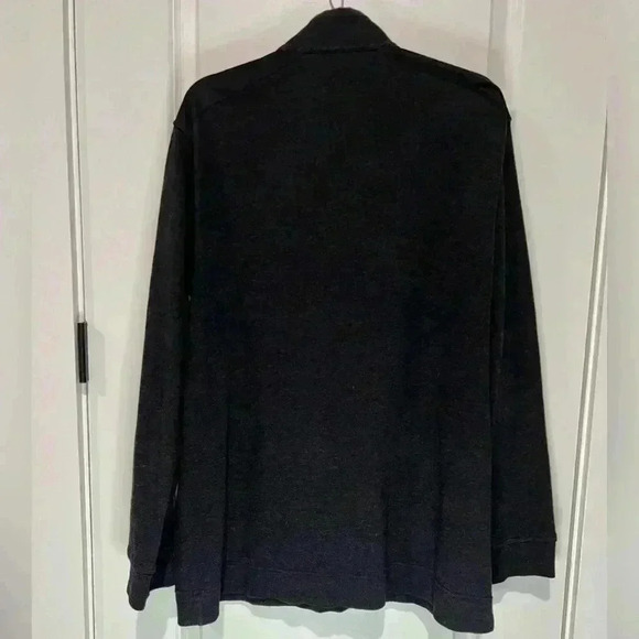 JOHN HENRY MENS BLACK QUARTER ZIP PULLOVER SIZE XXL - Picture 4 of 5